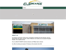 Tablet Screenshot of cjpearce.com.au